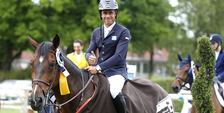 Flying Frenchman Julien Epaillard sets the pace at LGCT Hamburg opening day