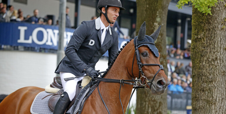 The horses and riders for International Longines Horse Show of Lausanne