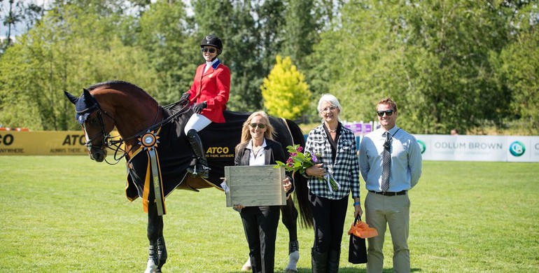 Margie Goldstein-Engle wins the $130,000 Atco Nations Finale at Thunderbird Show Park