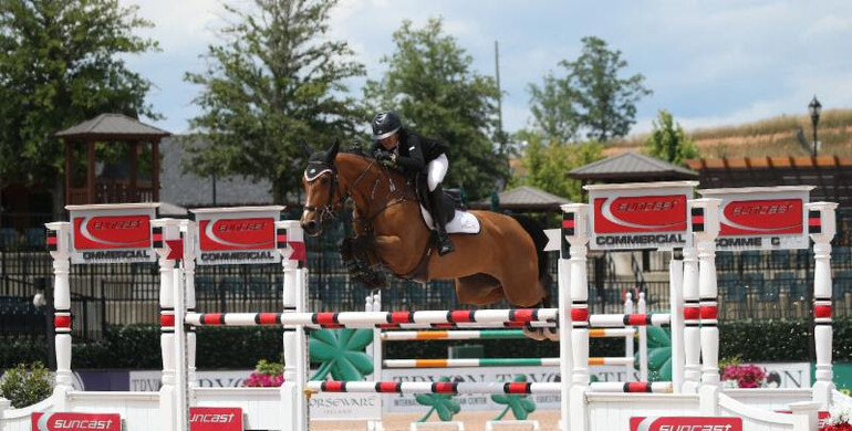 Lacey Gilbertson and Baloppi dominate Suncast® Commercial Welcome Stake CSI 4*