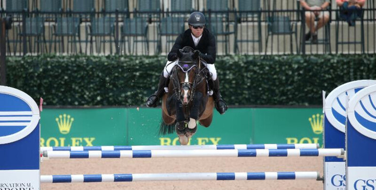Shane Sweetnam and Cyklon 1083 race to win Tryon 1.45m Speed Stake CSI 4*