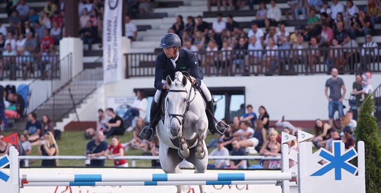 Kamil Grzelczyk on top on opening day of CSI4* Poznan