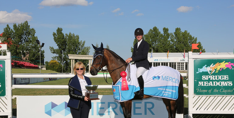 McLain Ward pilots HH Carlos to triumph in the Mercer Cup at Spruce Meadows