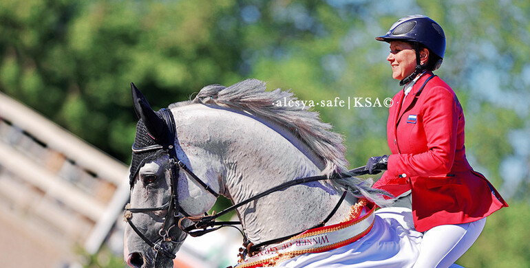 Natalia Simonia wins the CSI3* World Cup in St. Petersburg