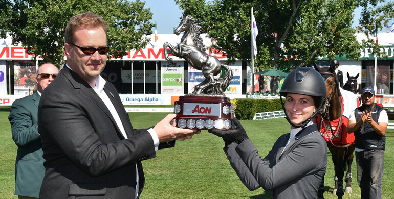 Zazou Hoffman highlights career by winning the AON Cup