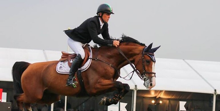 Shane Breen on top in Friday's feature class at CSI4* Geesteren