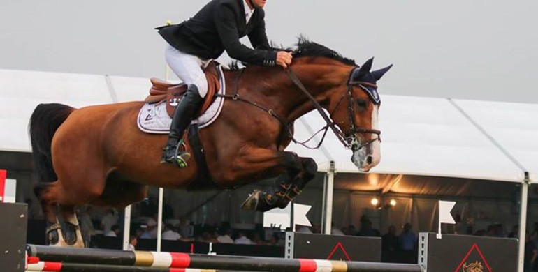 Shane Breen on top in Friday's feature class at CSI4* Geesteren
