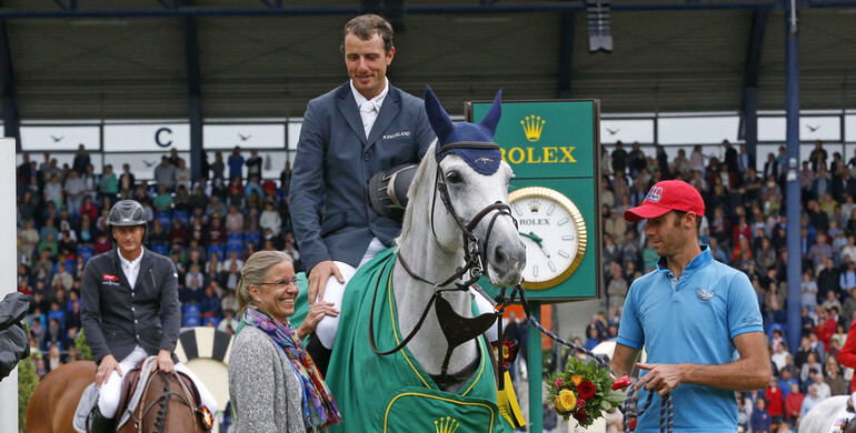 Gregory Wathelet after the €1.000.000 Rolex Grand Prix of Aachen: 