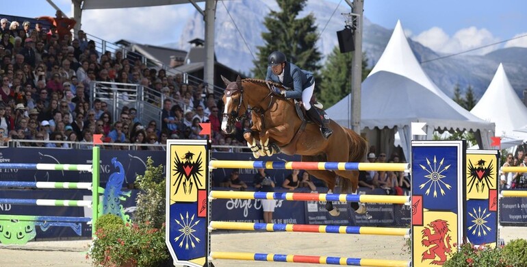 Simon Delestre claims the CSI3* Grand Prix in Megeve