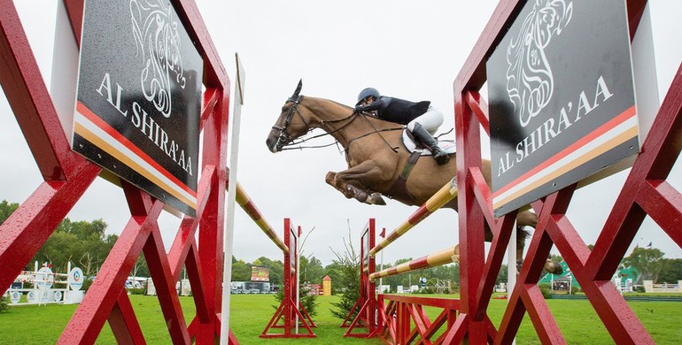 Harriet Nuttall on high during Hickstead's Ladies’ Day