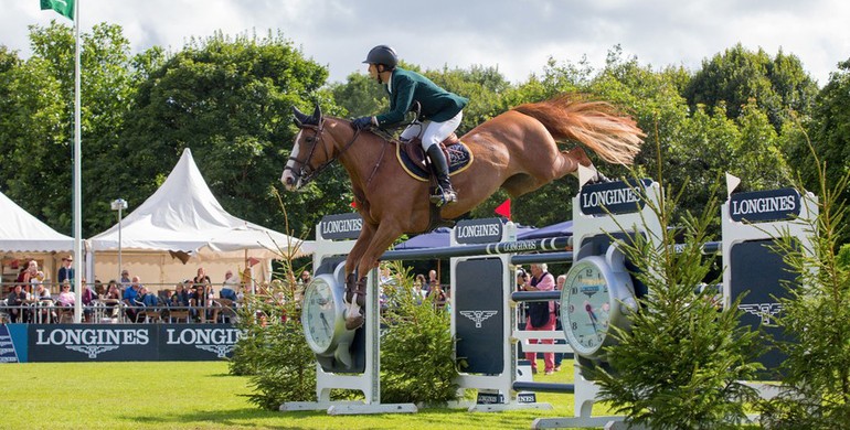 Yuri Mansur wins the Longines King George V Gold Cup at Hickstead