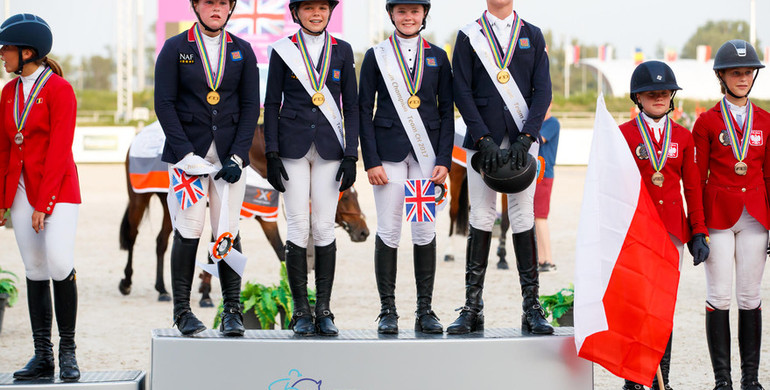 British children team claim team gold at the European Championships