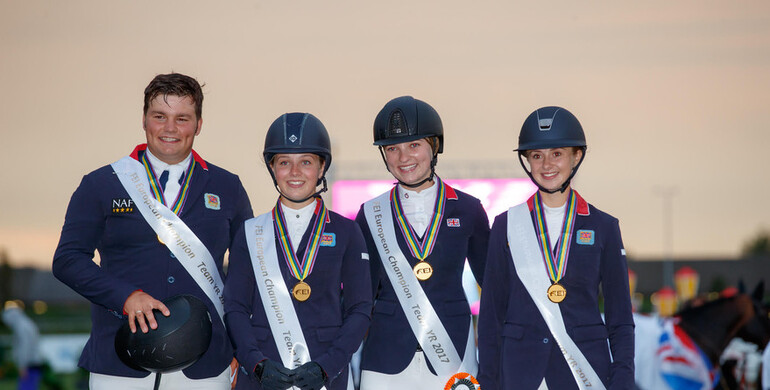 British young riders take team gold at the European Championships