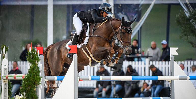 Gudrun Patteet and Seacoast Atlantic winning in St. Moritz