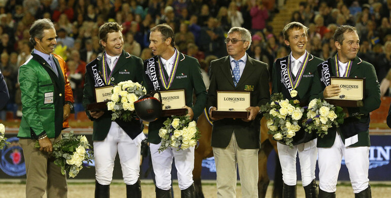 Three-man-team secures gold for Ireland in thrilling final at Longines FEI European Championships 2017