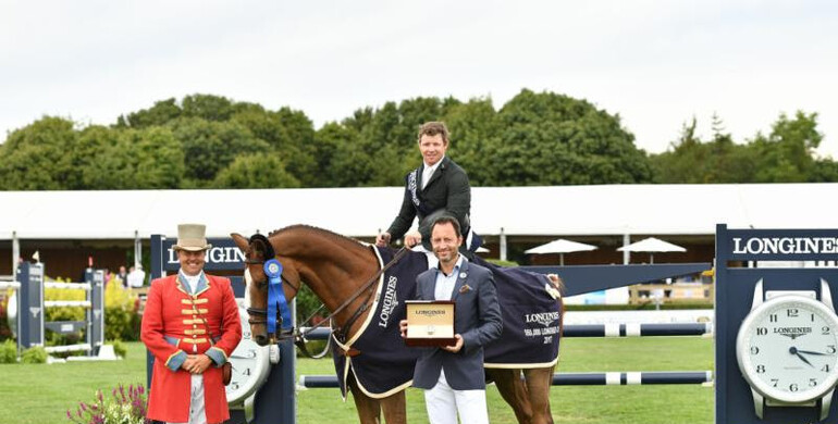 Ireland's Shane Sweetnam captures the $50,000 Longines Cup at the Hampton Classic