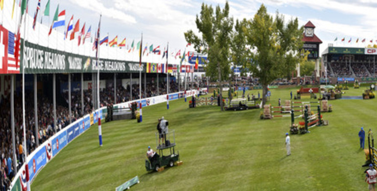 The teams and riders for the Spruce Meadows 'Masters' 2017