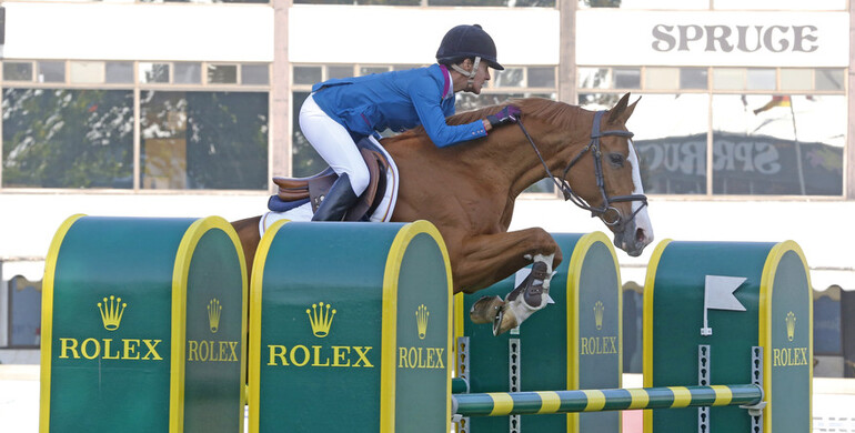 Luciana Diniz and Fit For Fun 13 win the Telus Cup at Spruce Meadows