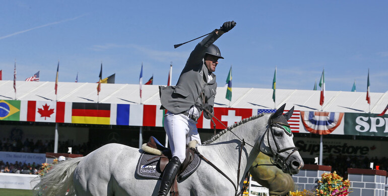 The riders for the Rolex Grand Slam of Show Jumping at Spruce Meadows