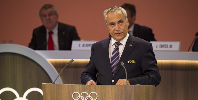 FEI President Ingmar De Vos elected as IOC Member