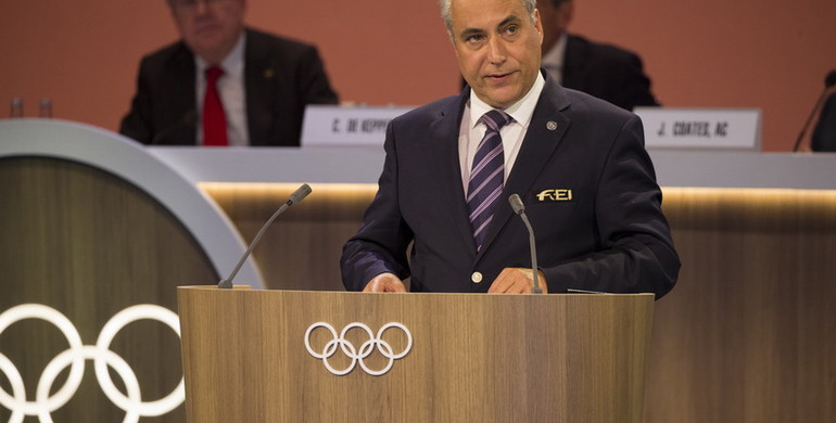 FEI President Ingmar De Vos elected as IOC Member