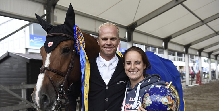 Jerome Guery and Jupiter VG win 2017 FEI Zangersheide Sires of the World