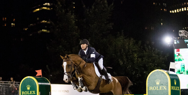 Kent Farrington delights the home crowds as he wins the U.S. Open Grand Prix, presented by Rolex at the Central Park Horse Show