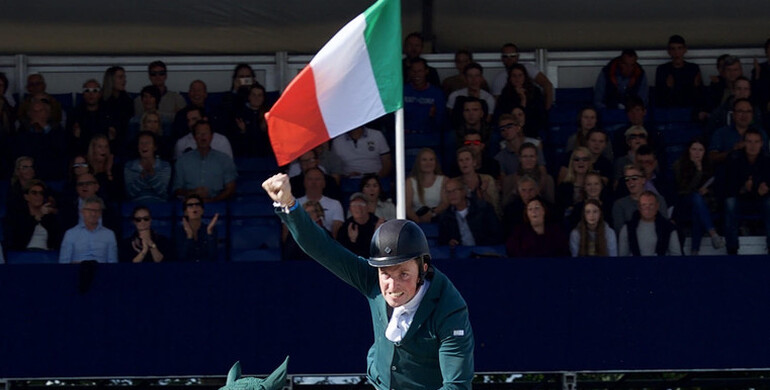 Gold again for Gerard O’Neill at the FEI WBFSH World Breeding Championship for 6-year-old horses