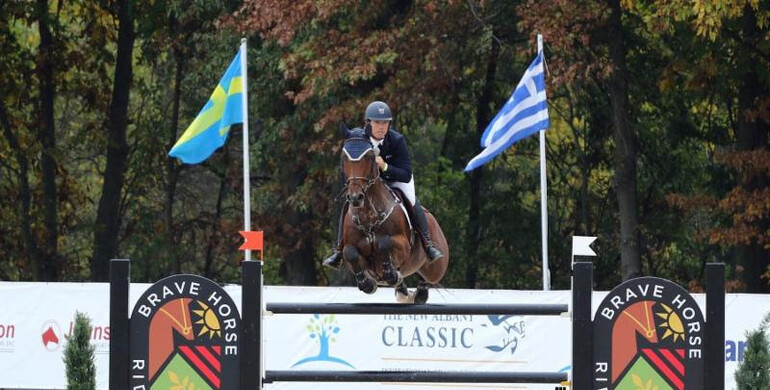Alex Granato and Carlchen W show how it is done at Split Rock Jumping Tour's Columbus International