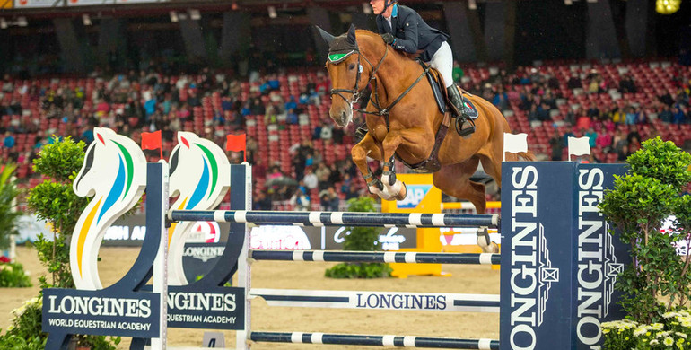 Team Lauren Hough wins the jumping competition at Longines Equestrian Beijing Masters