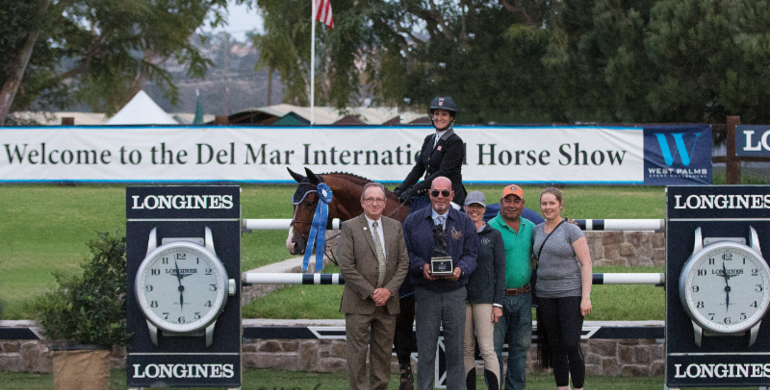 Mandy Porter and Coral Reef Follow Me II proves too fast to catch in $36,500 Grand Prix Qualifier at Del Mar International