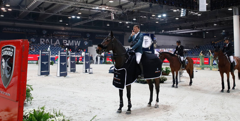A double of wins for Simon Delestre in Verona