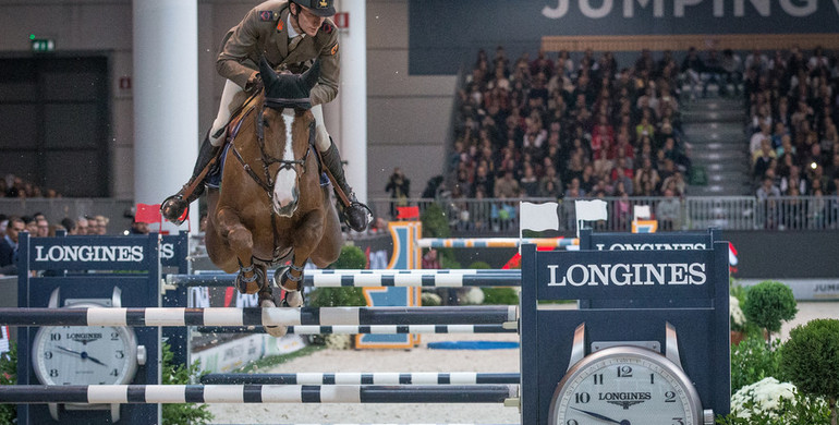 Alberto Zorzi up in the lead of the Longines FEI World Cup Western European League