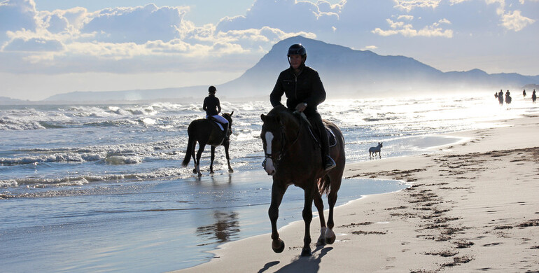 Images | On the beach at the Mediterranean Equestrian Tour