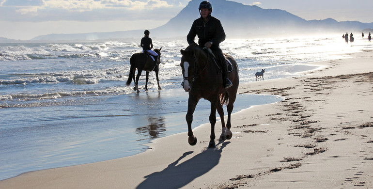 Images | On the beach at the Mediterranean Equestrian Tour