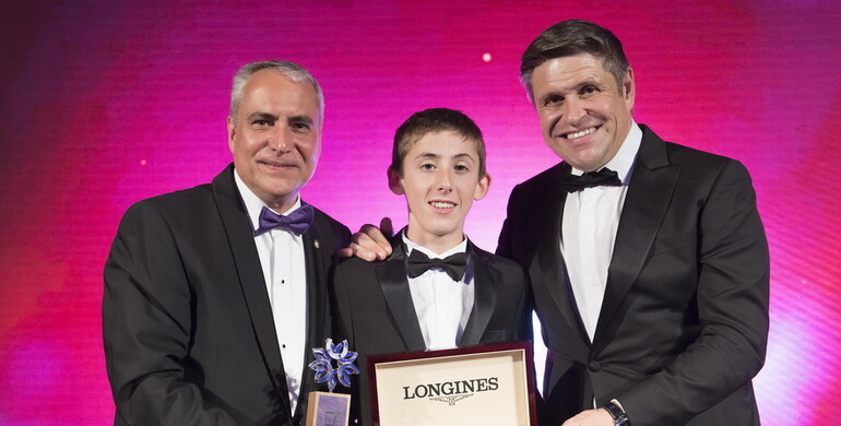 Harry Allen wins 'Longines Rising Star Award' at the FEI Award Gala 2017