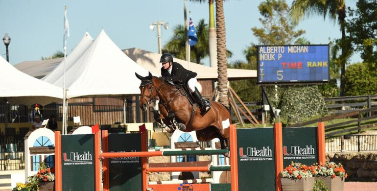 Alberto Michan and Inouk P capture $35,000 Dever Golf Cars, Inc. at Palm Beach International Equestrian Center