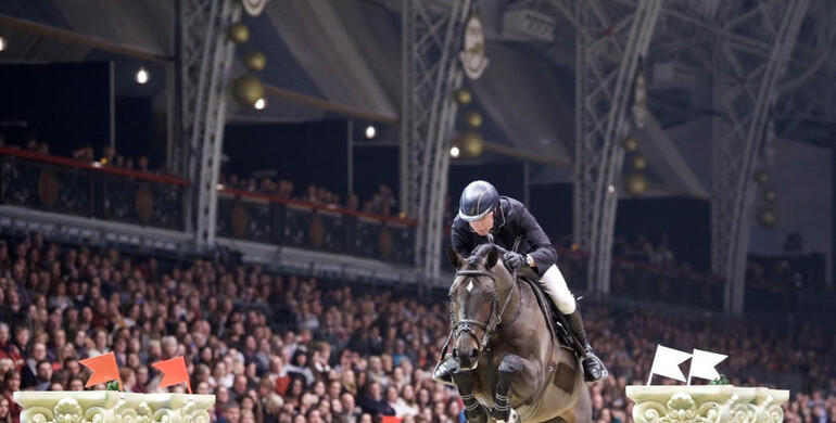 John Whitaker with a home win in the Ivy Stakes at Olympia