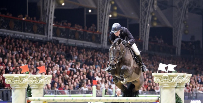 John Whitaker with a home win in the Ivy Stakes at Olympia