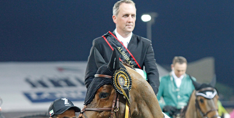 The horses and riders for the CSI4* Abu Dhabi