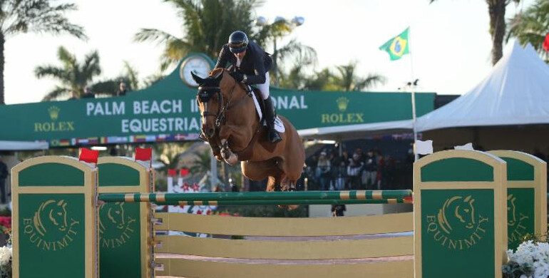 Olympic gold medalist Eric Lamaze and Chacco Kid win $35,000 Equinimity WEF Challenge Cup round 2
