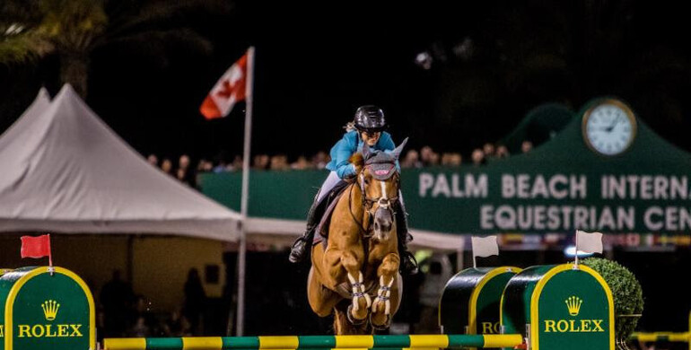 Danielle Goldstein scores a victory in $384,000 Rolex CSI5* Grand Prix at 2018 WEF