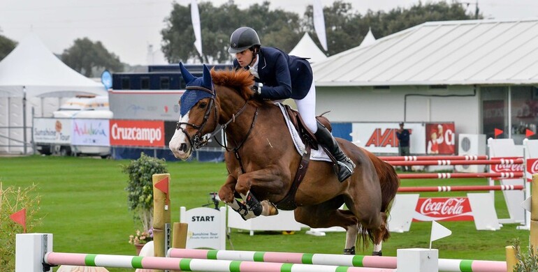 Caio Carvalho Filho wins Friday's CSI4* Grand Prix qualifier sponsored by Mantequeras Lorenzana  at the Sunshine Tour