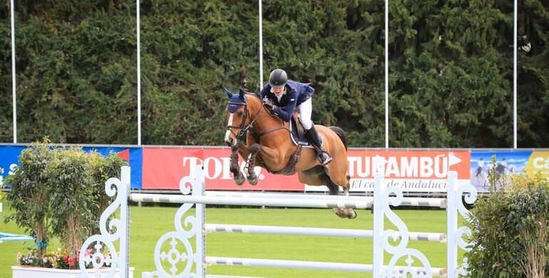 Harry Charles wins Monday's CSI4* Grand Prix at the Sunshine Tour