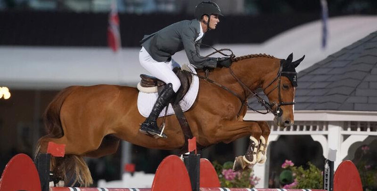 Spencer Smith is only clear to win the $132,000 Horseware Ireland Grand Prix CSI3*