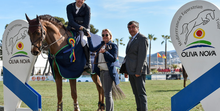 Oliver Lazarus saves the best for last to win the CSI3* Grand Prix presented by Oliva Nova Beach and Golf Resort at the Spring MET III