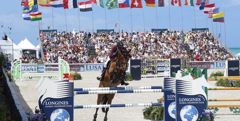 The horses and riders for CSI5* LGCT Miami Beach