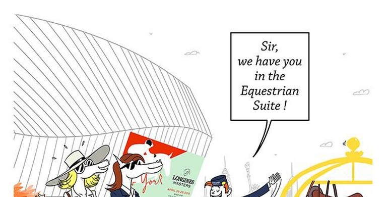 Twenty of the world's elite-level equine athletes land at JFK for the Longines Masters of New York