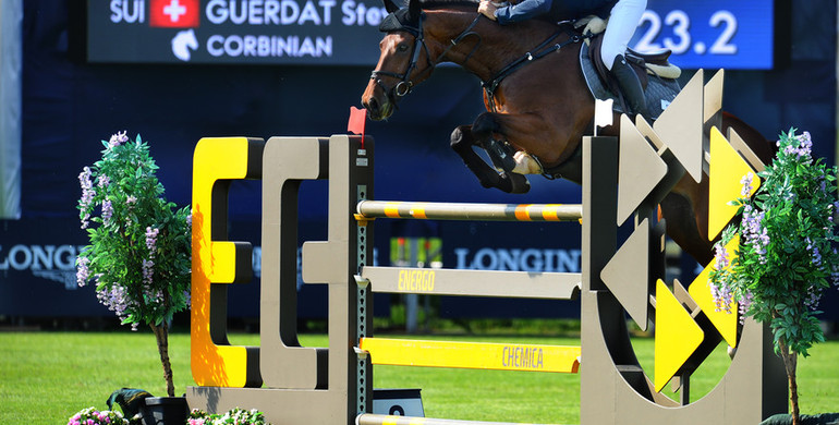 Steve Guerdat and Corbinian win again in the Prize Energochemica at the Longines FEI Jumping Nations Cup™ of Slovakia