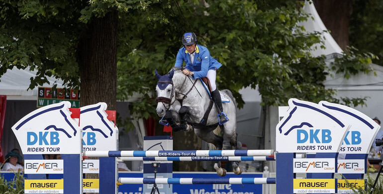 Christian Ahlmann and Clintrexo Z win the DKB-Riders Tour Grand Prix of Wiesbaden